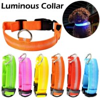 Светящийся ошейник для животных Collar LED синий, размер M Минск +375447651009